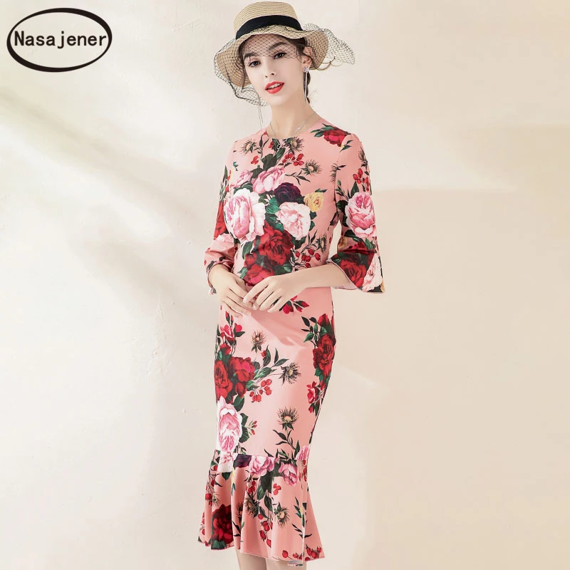 Высокое качество осень новая мода элегантный темперамент ретро тонкий рукав