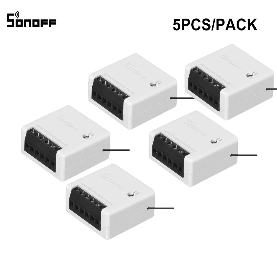 5 шт. Sonoff мини двухсторонний Интеллектуальный Wi Fi переключатель сделай сам
