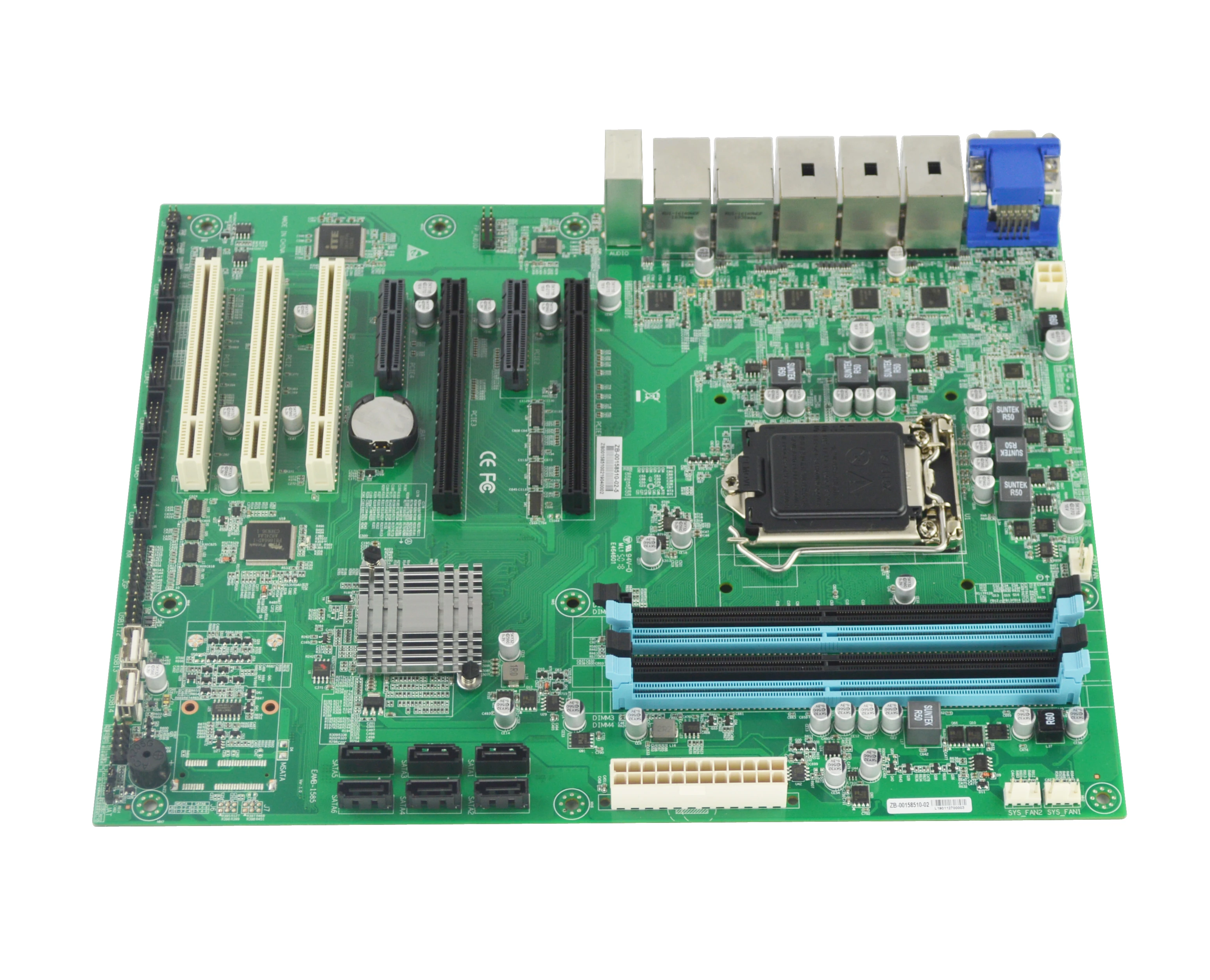 EAMB-1585 C236 чипсет Промышленная материнская плата ddr4 LGA1151 6/7Gen i3/i5/i7 5 * LAN 6 SATA 4 PCIE 3 PCI 14