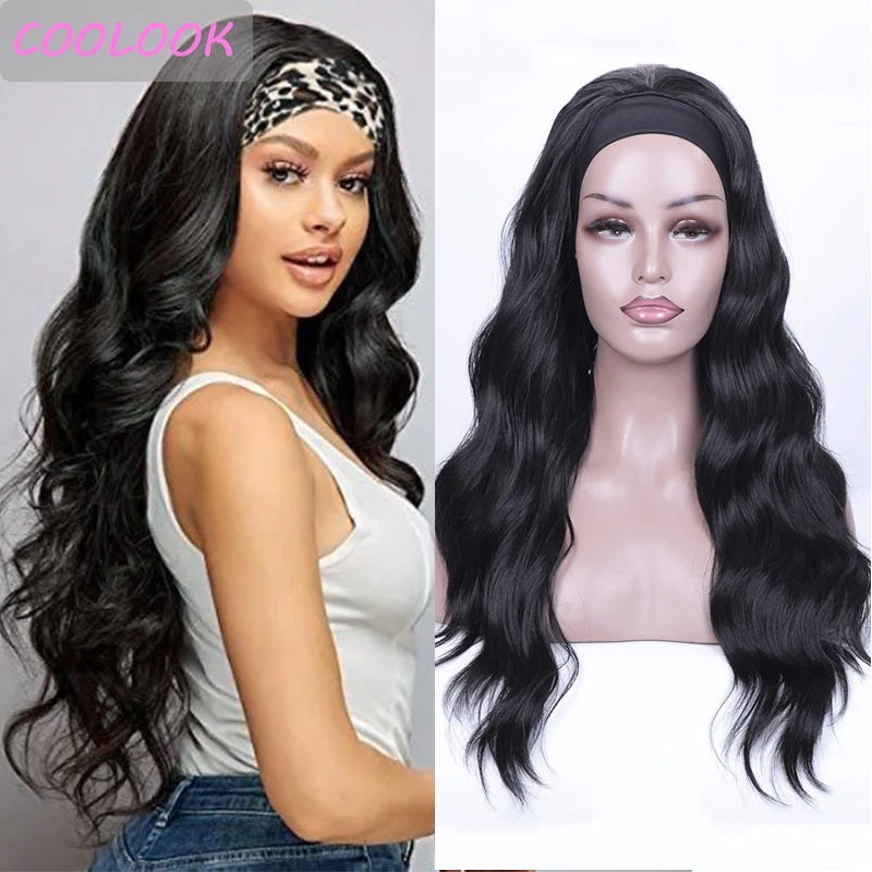 

Женский парик-тюрбан с волнистыми волосами, повязка на голову с кулиской в виде Кудрей медового, светлого цвета, в Африканском и американско...