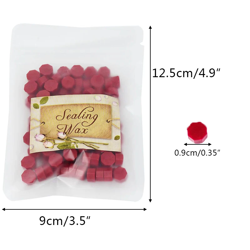 100pcs Sealing Wax Beans Stamp Beads Envelope Seal Labels Accessories Vintage Wedding Decor Supplies Making Tools | Дом и сад