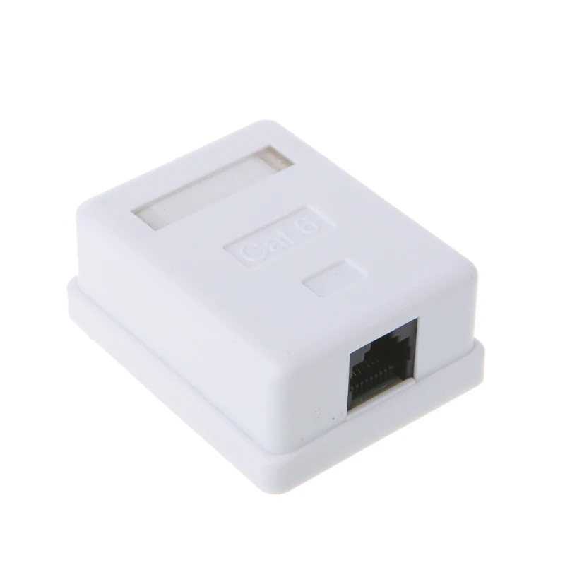 

Cat6 RJ45 8P8C UTP Unshielded Single Port Desktop Mount Box