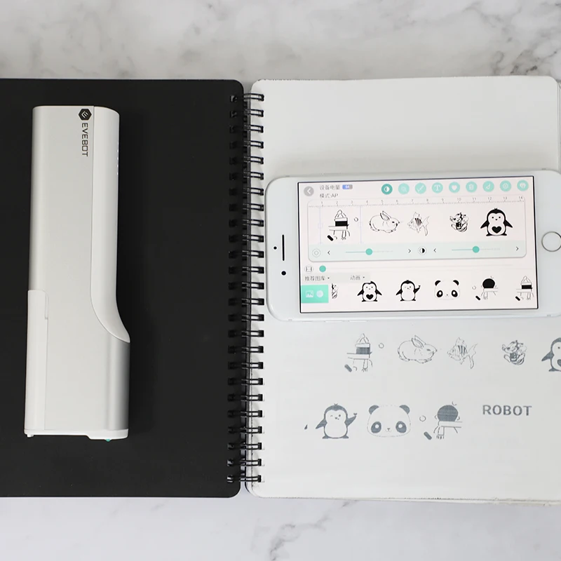 Портативная печатная ручка ручной принтер струйная тату машина для всех