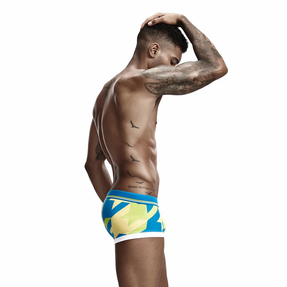 Новые SEOBEAN сексуальное мужское нижнее белье боксеры шорты трусы удобные и дышащие камуфляжные боксеры для мужчин