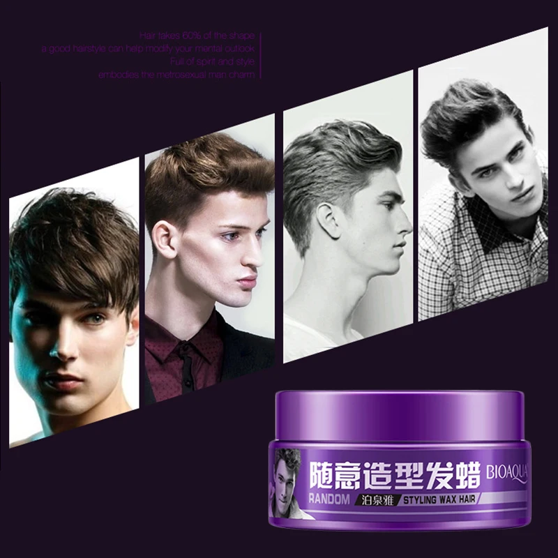 Гель помада для укладки волос мужчин глина грязевой воск матовый молдинговый