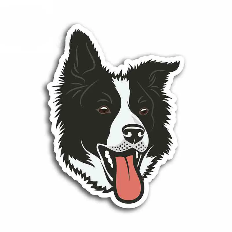 

Car Sticker Border Collie Shepherd Dog Funny Car Sticker Anime Car Sticker PVC Car Sticker Waterproof Cover Scratch, 13cm*13cm