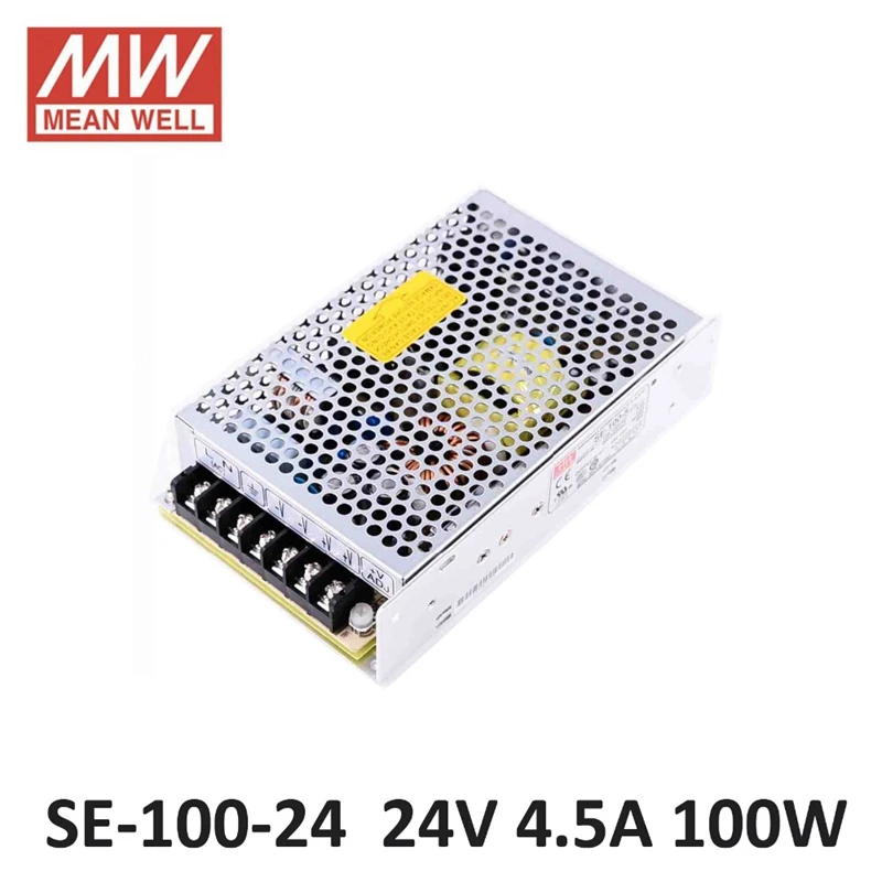 MEAN WELL SE AC DC SMPS 220V импульсный источник питания 5V 12V 24V 48V блок трансформатор led strip100W