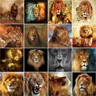 Картина по номерам SDOYUNO для взрослых, акриловая, со львом