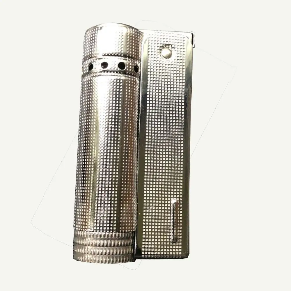 

Vintage GenuineStainless Steel Old Gasoline Lighter Men Cigarette Oil Lighter Accessories