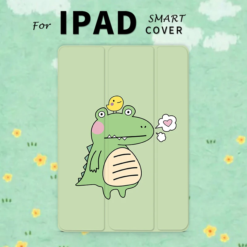 Симпатичный чехол-книжка с крокодиловым узором для iPad Pro 9 7 air 10 5 12 Air2 Mini 2 3 4 2019