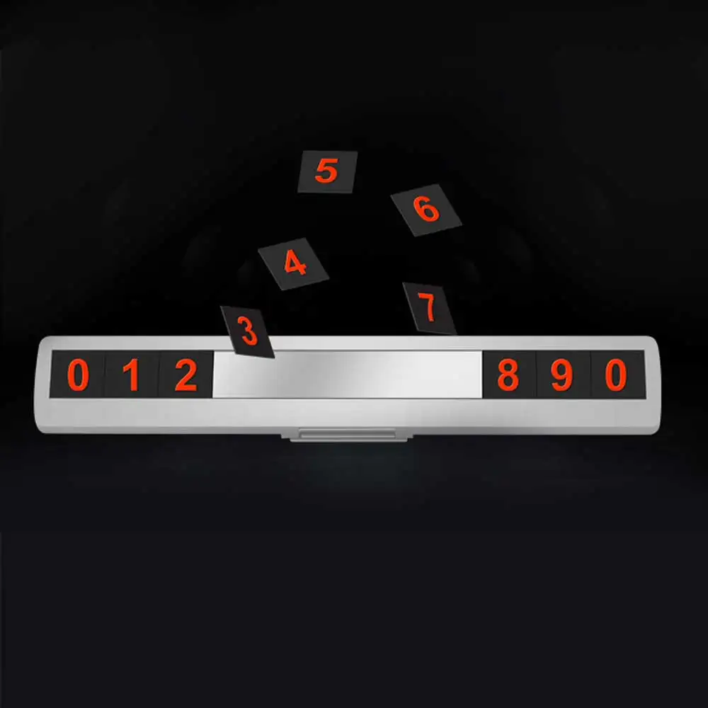 Универсальный номер телефона автомобильная номерная табличка для парковки