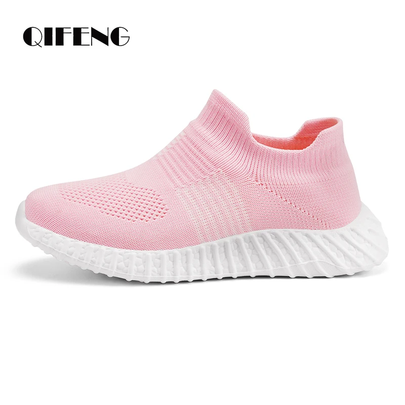 2022 Boys Girls Casual Shoes Light Mesh Sneakers Kids Summer Children Fashion Tenis Sport Cartoon Female Running Sock Footwear