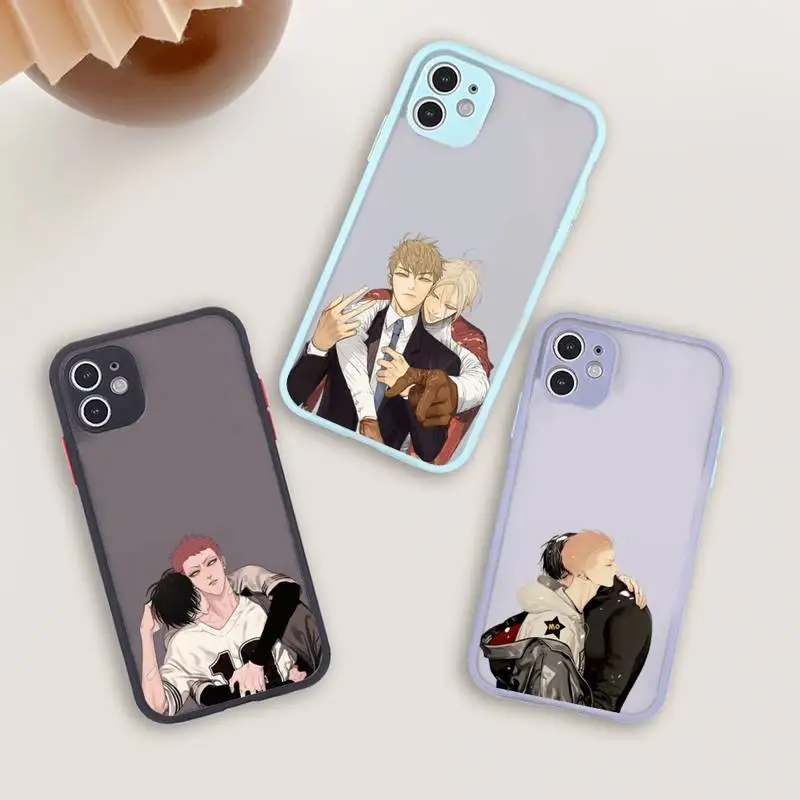

19 Days Comics Phone Case For iPhone 12 11 Mini Pro XR XS Max 7 8 Plus X Matte transparent blue Back Cover
