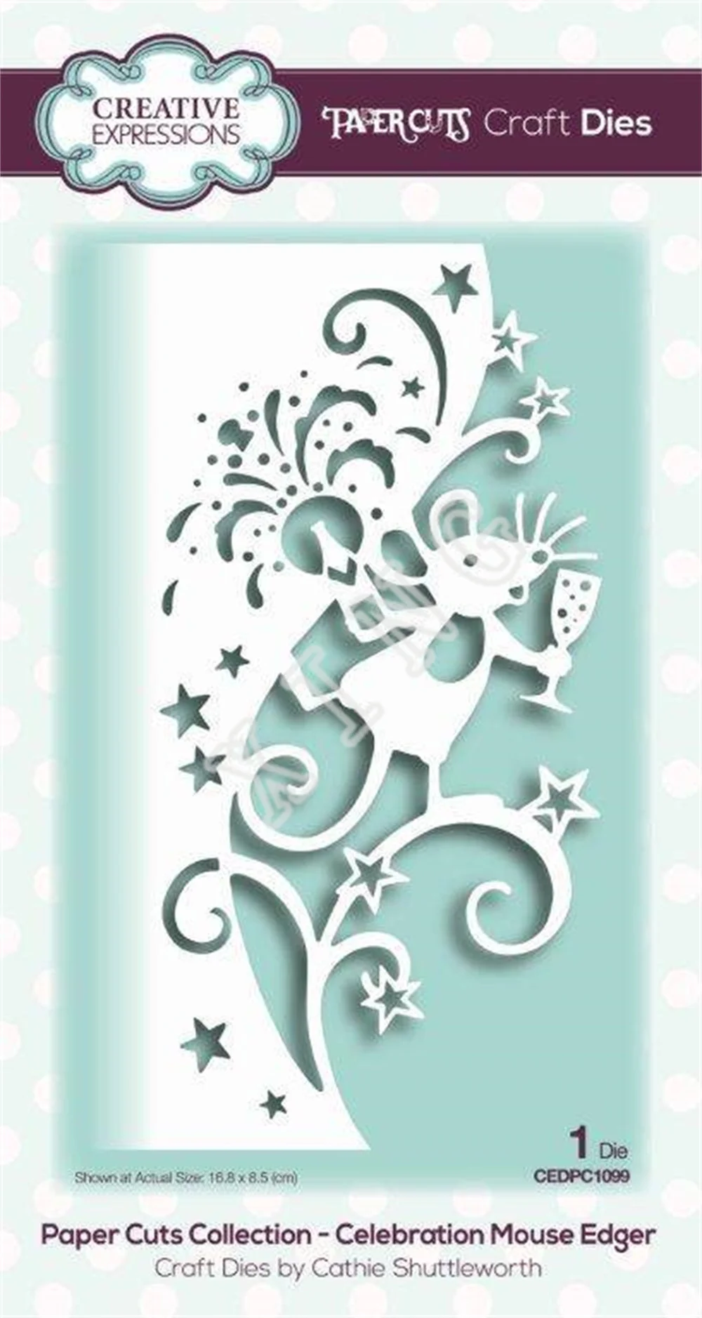 

Newest Diy Greeting Card Garden Celebration Mouse Edger Craft Metal Cutting Dies Scrapbook Diary Decorate Stencil Embossing Mold