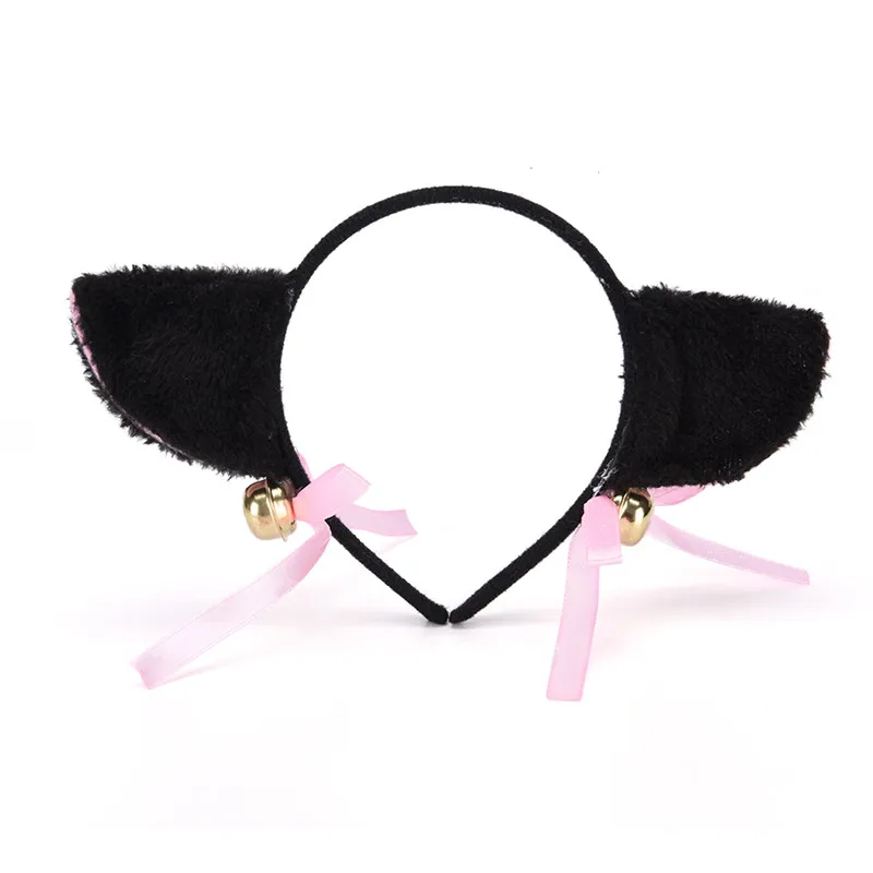 Lovely Night Party Club Bar Decorate Headbands Plush Cat Fox Fur Ear Hairband Girls Anime Cosplay Costume Cat Ear Hairwear New