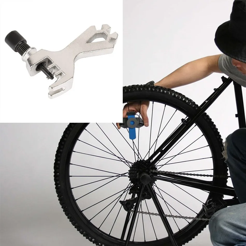 

Bicycle Chain Cutter Riding Steel Chain Breaker Repair Tool Spoke Wrench Bicycle Mountain Bike Disassembly Tool Bicycle Cutter