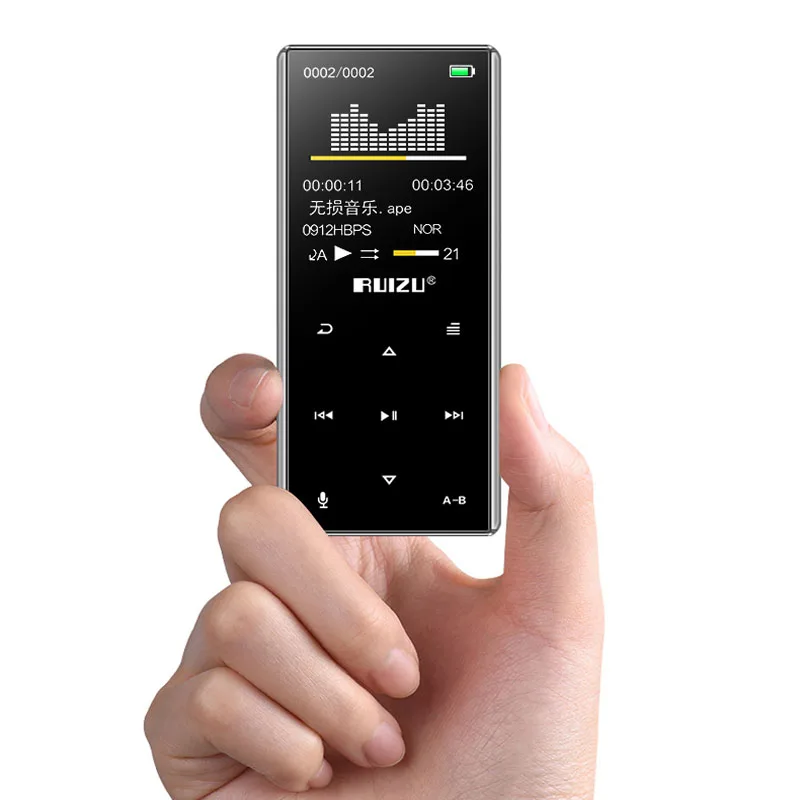 Новейший Bluetooth MP3 плеер RUIZU D29 портативный аудио музыкальный 8 Гб со встроенным