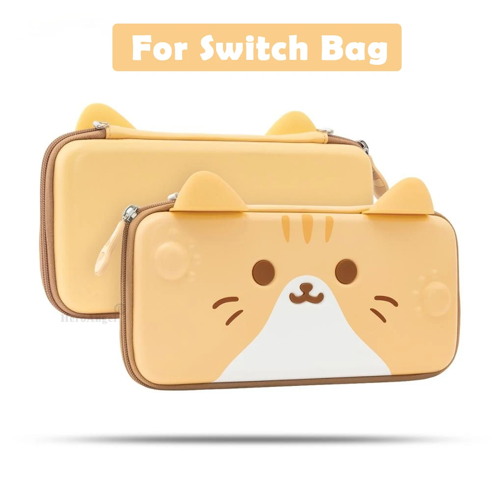 

Новая сумка для хранения NS Switch, Дорожный Чехол из искусственной кожи, защитный чехол, милый чехол для хранения аксессуаров Nintendo Switch