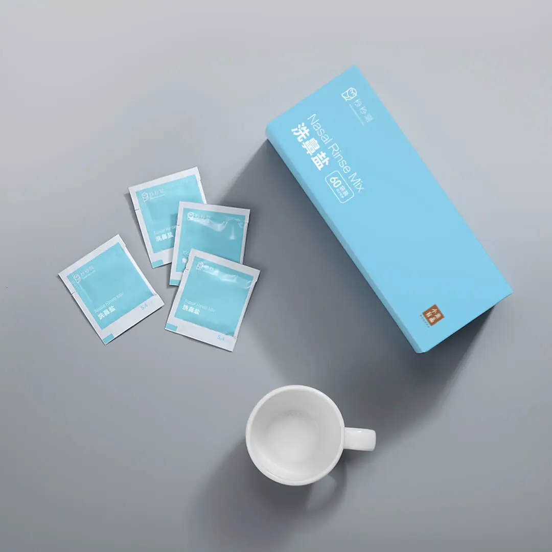 Xiaomi MMC бытовая электрическая носовая мойка соль Глубокая чистка носа для набор