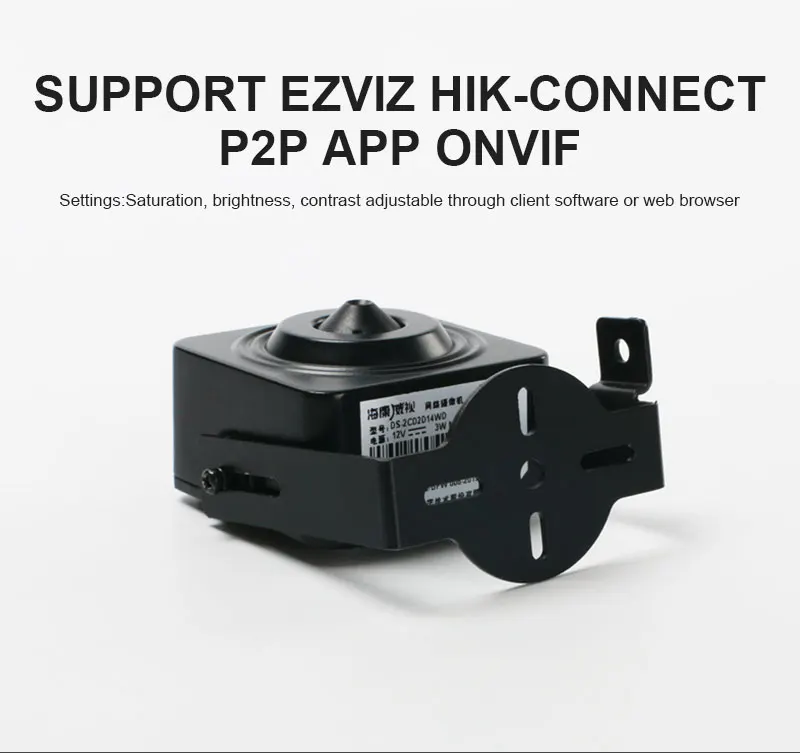 HIKVISION DS-2CD2D15DWD, заменяющая DS-2CD2D14WD, китайская версия, 1 МП, 720 P, мини ip-камера, ATM камера, поддержка EZVIZ, Hik-подключение P2P