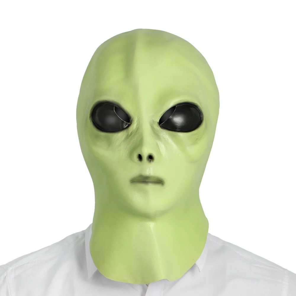 Маска Из Латекса НЛО Alien ET вечерние маскарадные костюмы 51 для взрослых