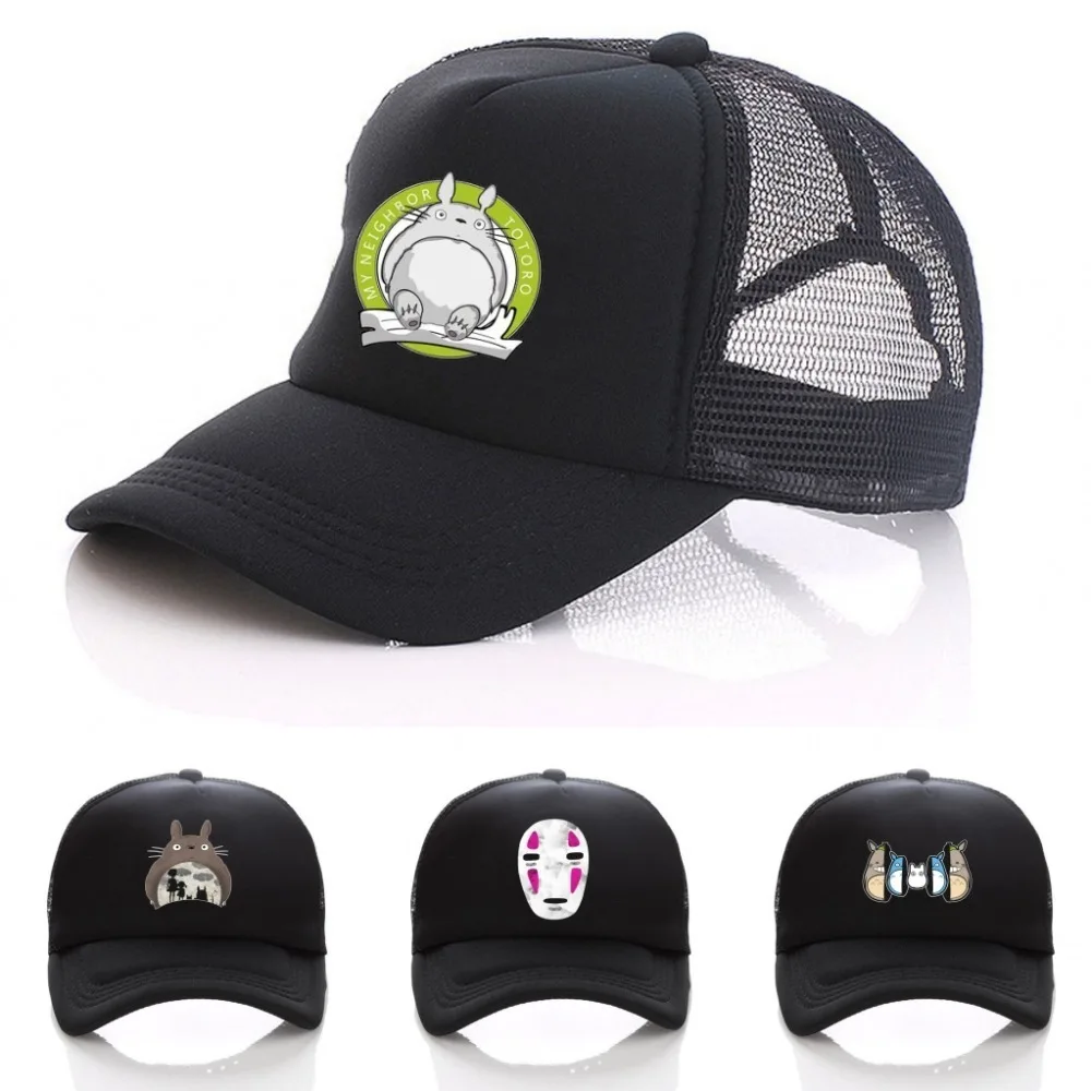 

anime Studio Ghibli My Neighbor Totoro adult's baseball Snapback adjusted mesh cap Hip Hop hat For Men Women