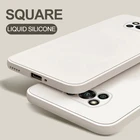 Оригинальный квадратный жидкий силиконовый чехол Poco X3 Pocox3 NFC, мягкий чехол из ТПУ для телефона Xiaomi Poco X3 NFC Poco X 3 Pro Poco X3Pro, чехол
