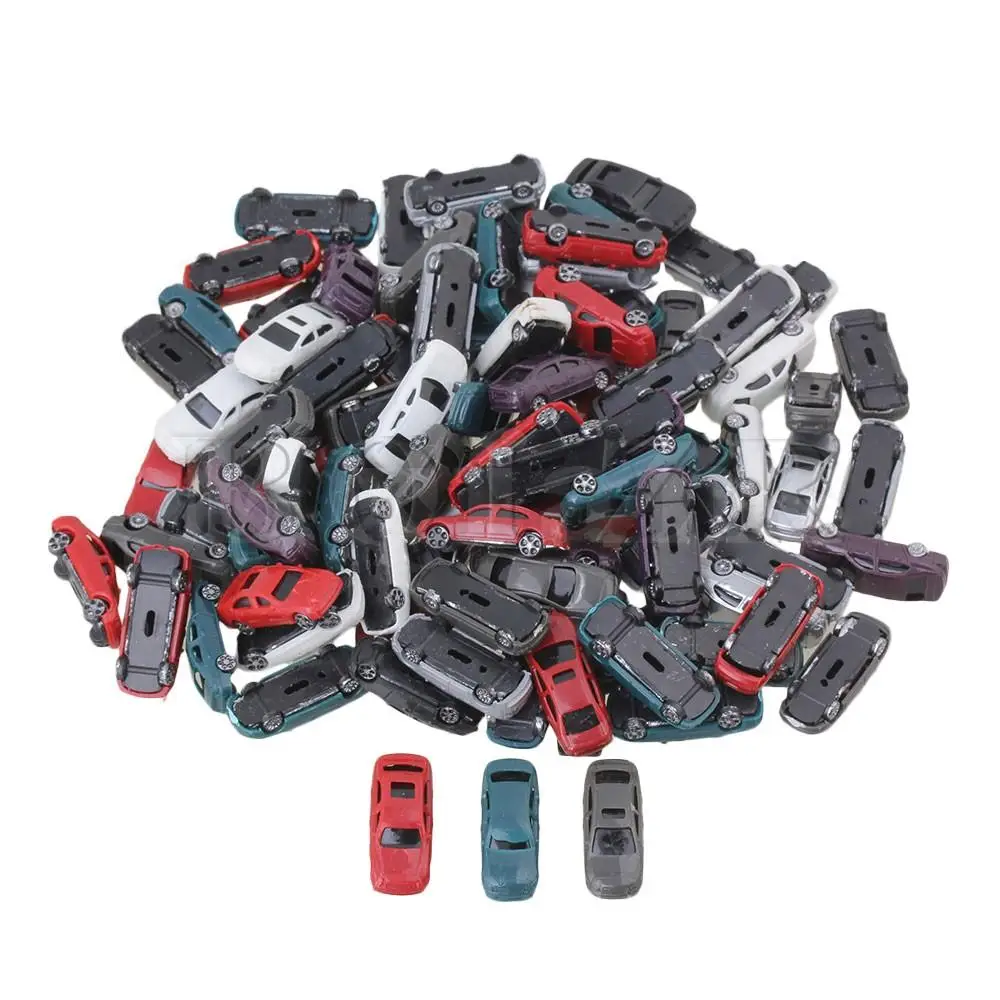 Mxfans 100x пластиковая компоновка здания 1: 200 масштаб модели автомобилей фиксация