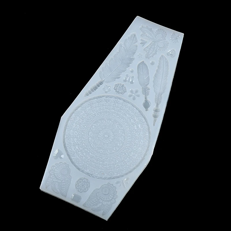 

Dream Catcher Feather Pendant Silicone Mold DIY Home Room Decoration Mould