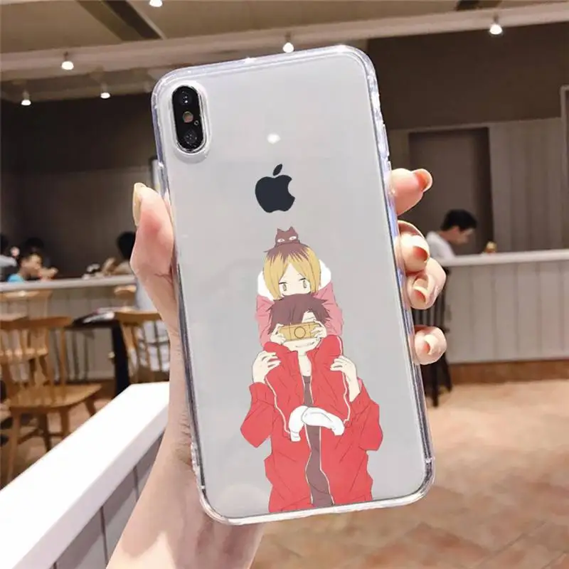 

Kenma Kozume of Haikyuu Phone Case Transparent soft For iphone 5 5s 5c se 6 6s 7 8 11 12 plus mini x xs xr pro max