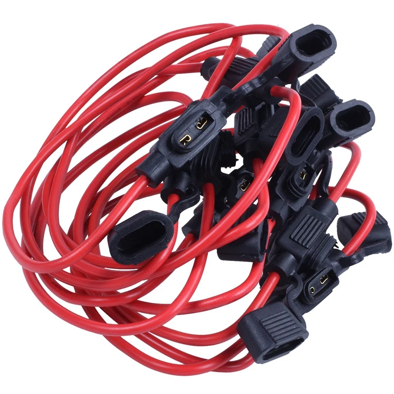 10 шт. 14GA. ATM / MINI BLADE Встроенный держатель предохранителя для автомобиля Грузовик