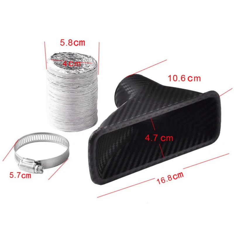 

Replaces Car Bumper Turbo Air Intake Pipe Kit Style Funnel Accessories