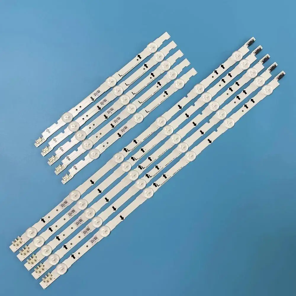 

100% New 10 Pieces(5*3LED+5*6LED) UE40H6500 CY-GH040CSLV5H LED strip D4GE-400DCA-R1 R2 D4GE-400DCB-R1 R2 553mm+303mm