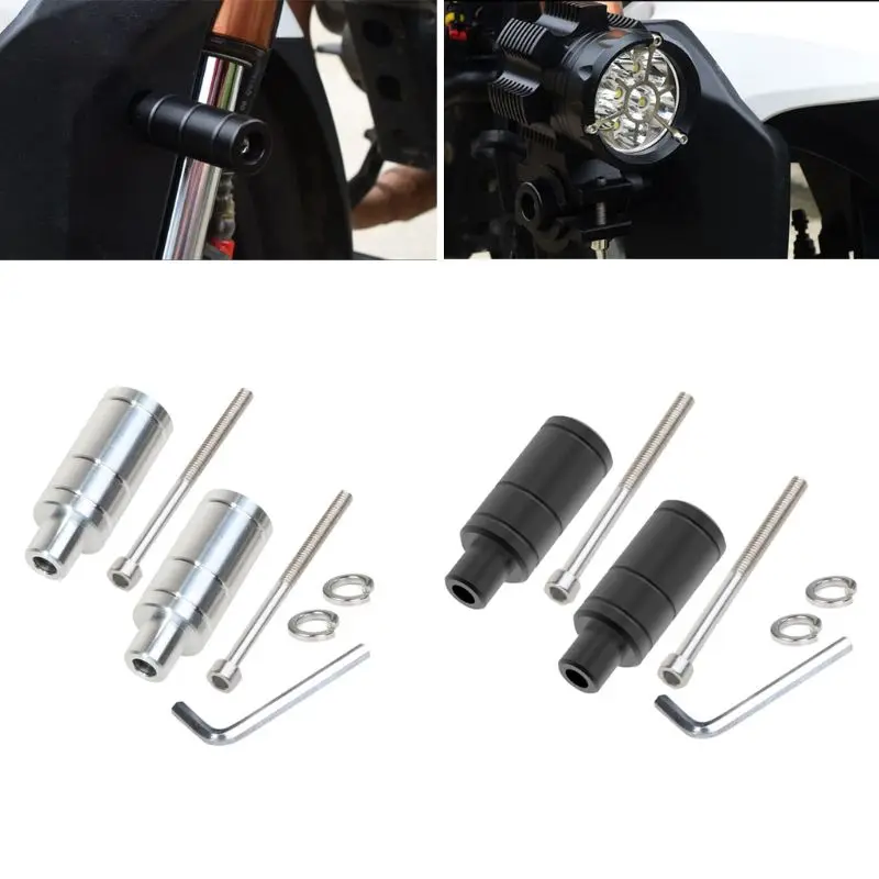 Aluminum M6/M8 Motorcycle LED Headlight Mounting Bracket Foldable Adjustable Wholesale | Автомобили и мотоциклы