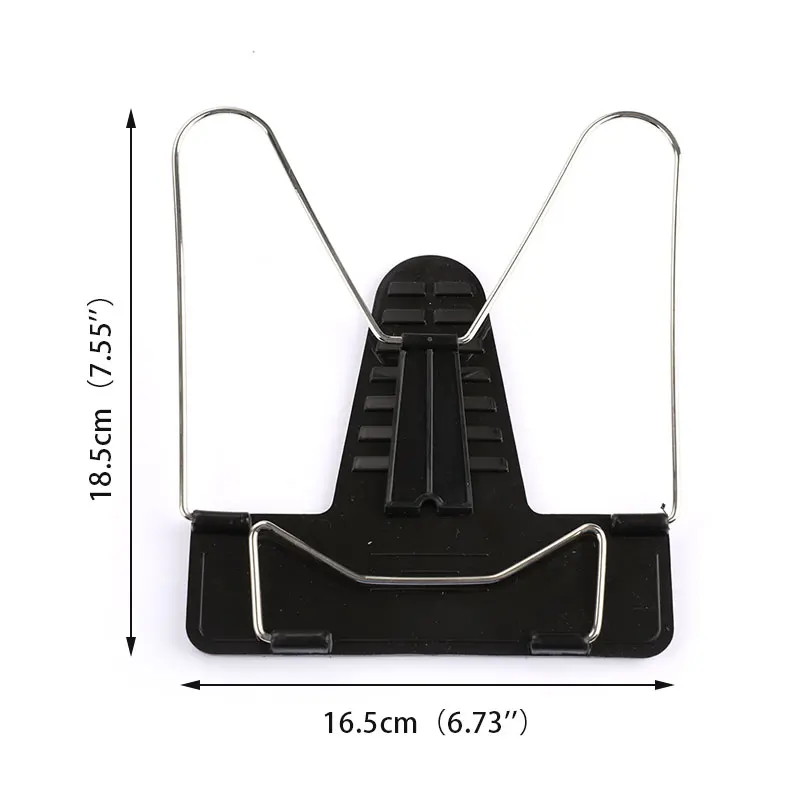 

1pc Bookends Adjustable Bookend Stand Base Reading Book Holder Portable Foldable Reading Book Stand Document Holder