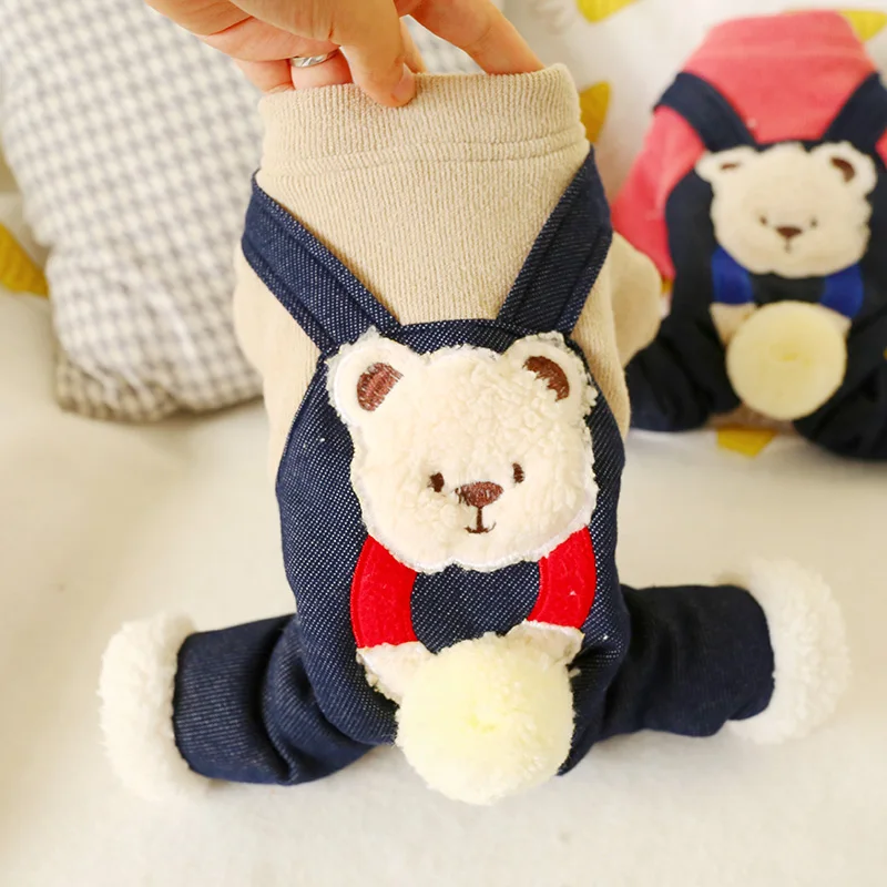 Одежда для собак PETCIRCLE четырехлапый медведь хлопковое пальто Комбинезоны