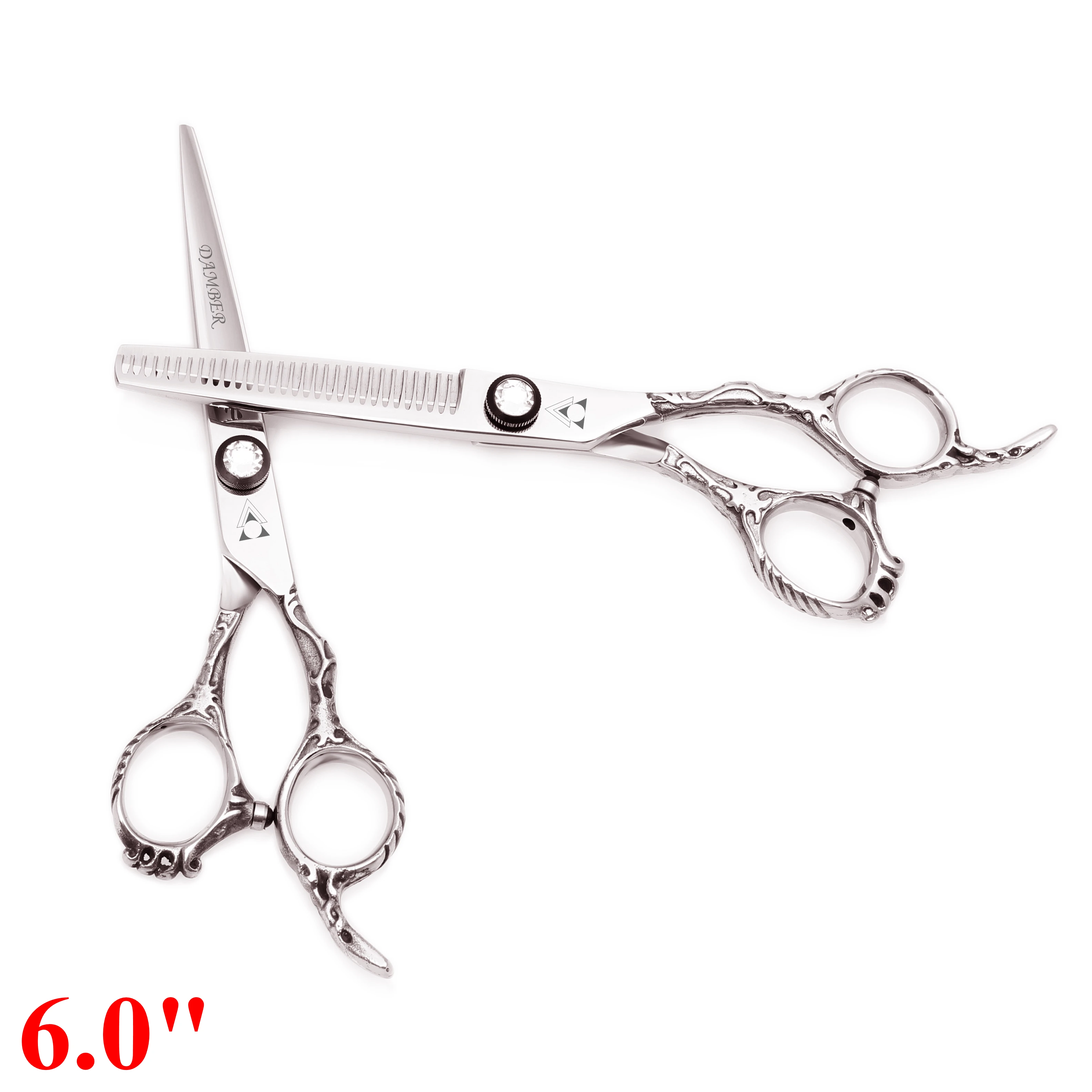 6 0 Профессиональные ножницы для стрижки 440c японская сталь Парикмахерские