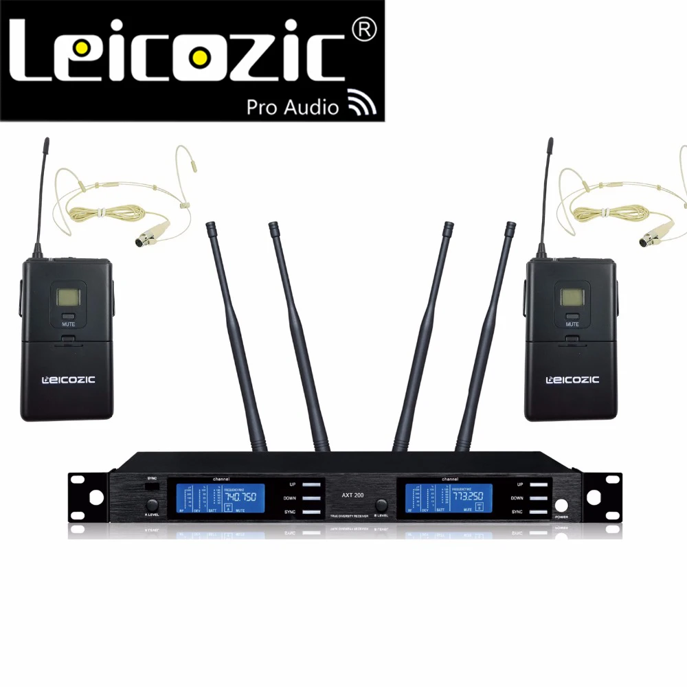Leicozic microfono lavalier mic atx200 беспроводной микрофон microfoon inalambricos истинное разнообразие