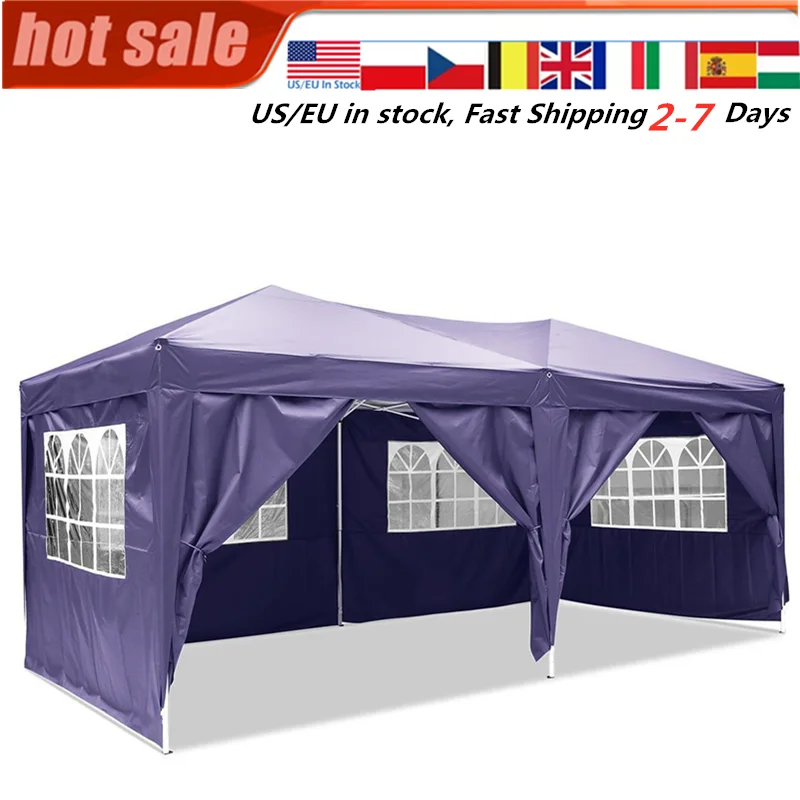 

Ancheer Oxford Cloth Party Tent Wall Sides Waterproof Garden Patio Outdoor Canopy Commercial Instant Gazebos