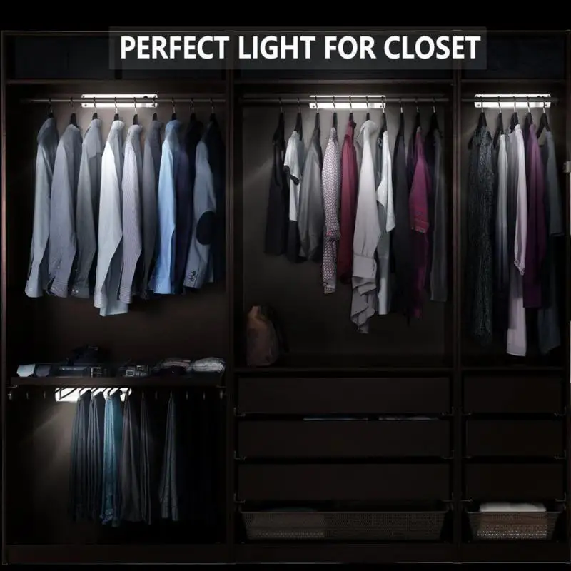 2020 Рождество COB переключатель LED под шкафом кухонный светильник спальня шкаф