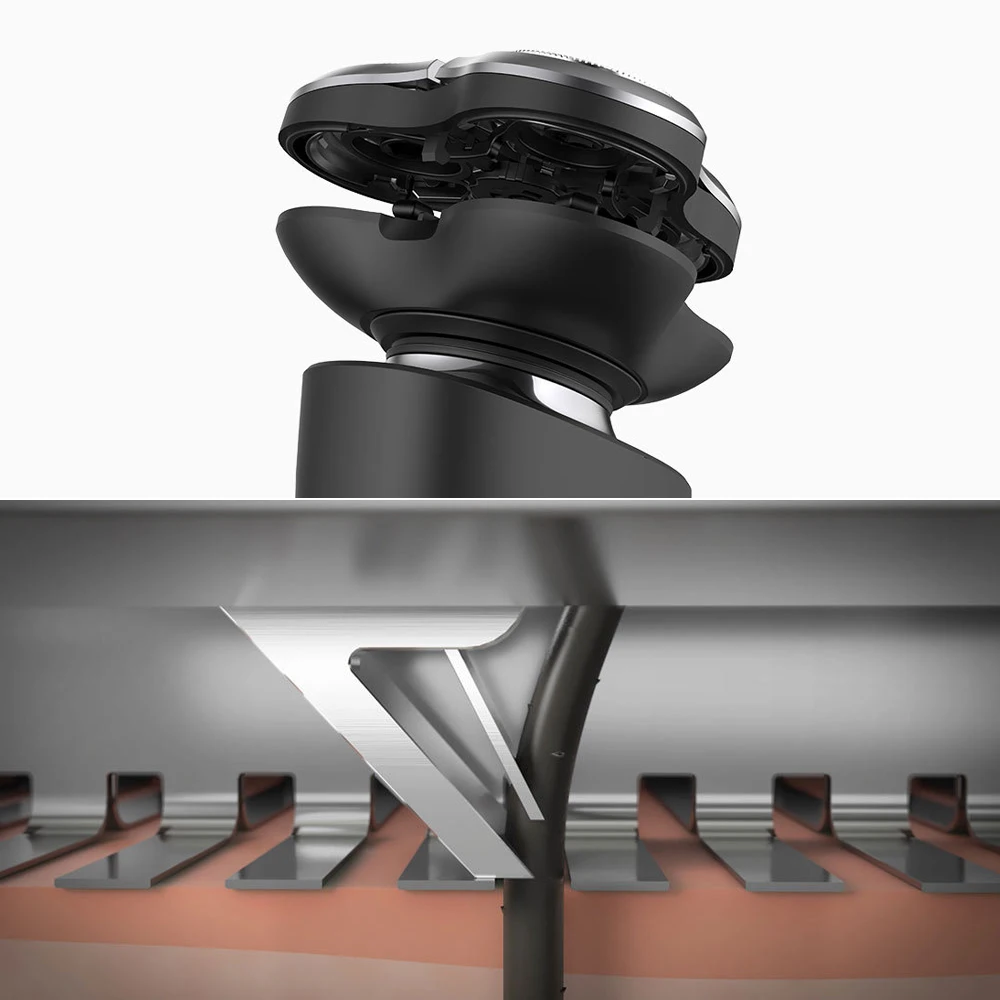 

Shaver Blade Original for xiaomi mijia Electric Shaver for mijia S500 S300 shavers Razor Waterproof Dual-layer Blade Steel Blade