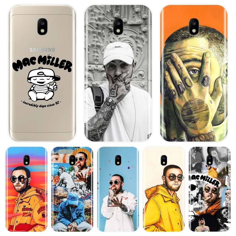 Для Samsung Galaxy J3 J5 J7 2015 2016 2017 J2 Prime J4 J6 J8 Plus чехол для телефона силиконовый Macs Miller Rapper