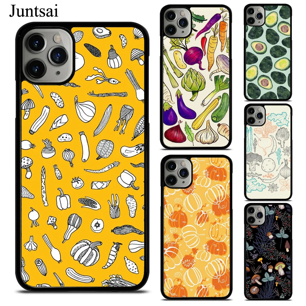 Vegan Veggies чехол для iPhone 11 12 Pro Max mini XS XR X SE 2020 6S 7 8 Plus задняя крышка|Бамперы| |