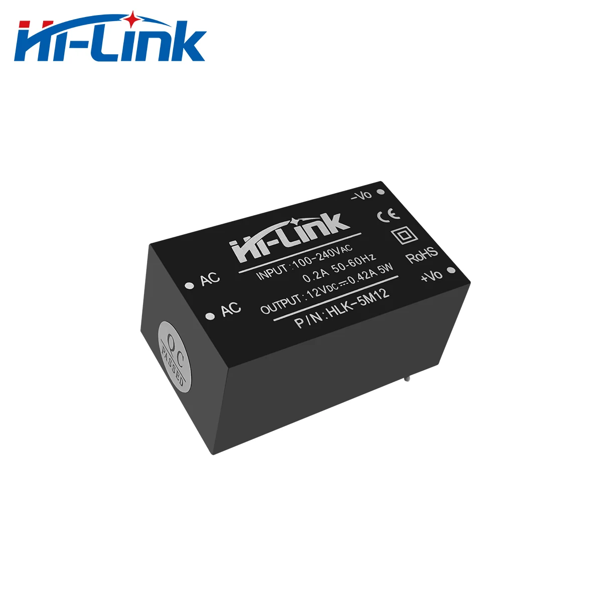 Бесплатная доставка 2 шт. Φ 220V to 12V Step Down HLK 5M12 5W одиночный выход|Источники питания| |