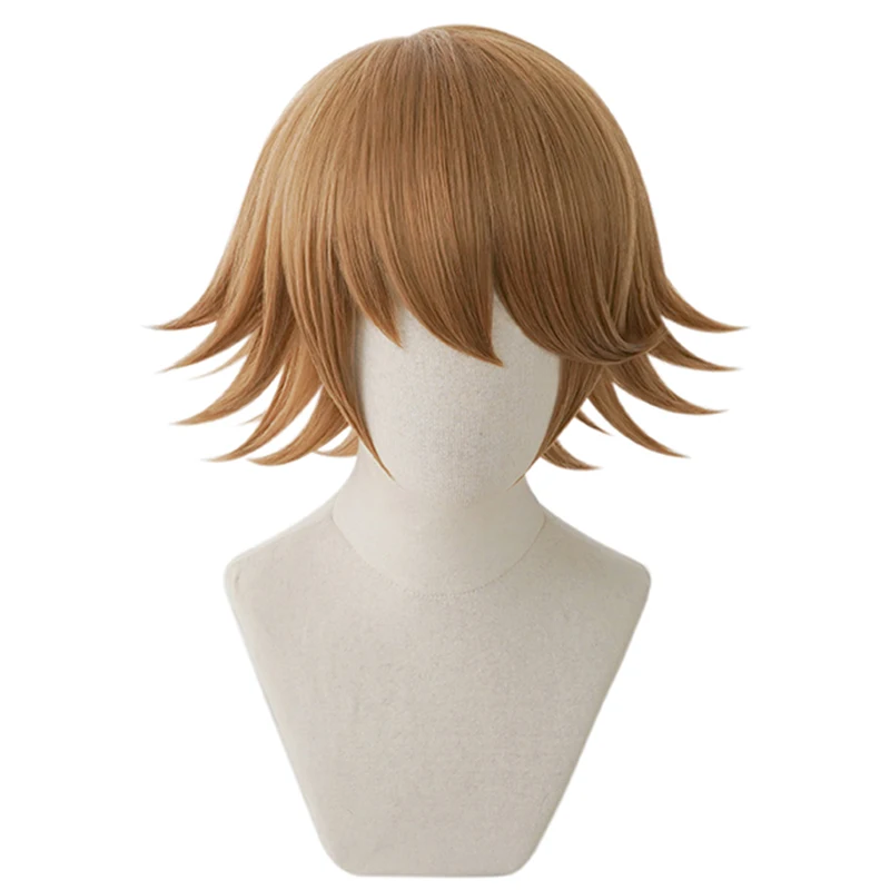 Парик для косплея Fujisaki Chihiro из аниме данганронпа 30 см термостойкие короткие