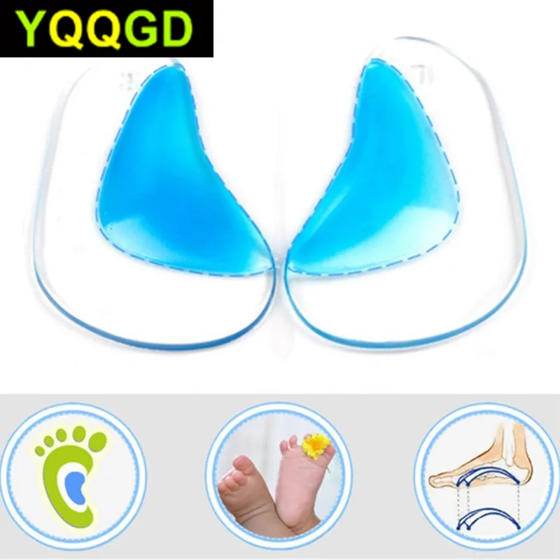 

1Pair Foot Massage Arch Support Insoles - PU Gel Orthopedic Orthotic Insoles - Correct Flat Feet - Relieves Pain