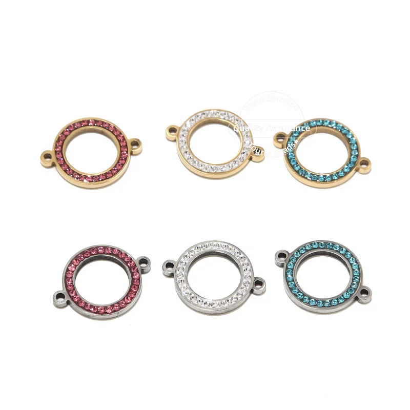 5 шт. круглые подвески из нержавеющей стали 15 мм | Украшения и аксессуары