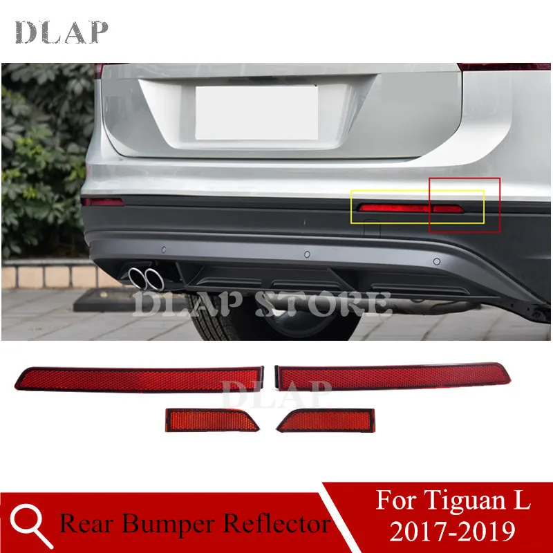 Автомобиль для VW Tiguan L 2017 2018 2019 задний бампер отражатель Анти туман светильник