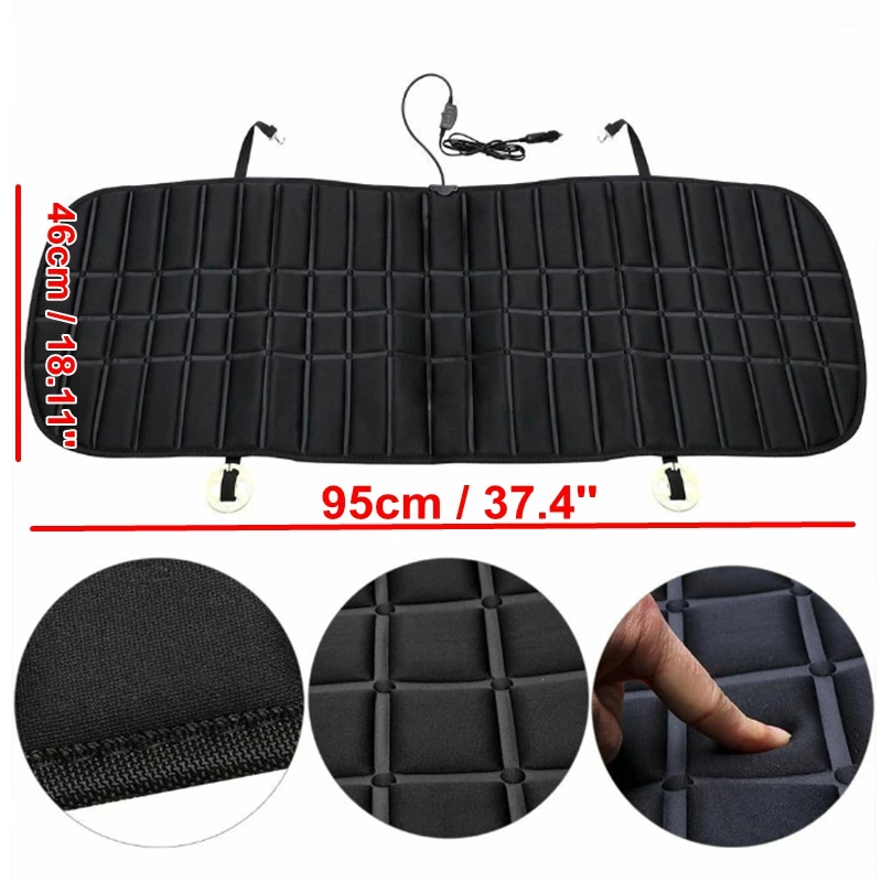 

2Pc 12V Fast Heating Automobile Seat Covers Winter Warm Seat Cushion Pad Seat Heater Warmer Heating Car Interior Accessories