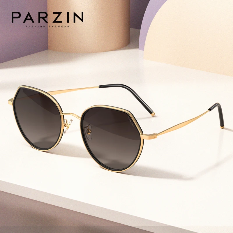 Женские солнцезащитные очки высокого качества в стиле ретро PARZIN фирменный